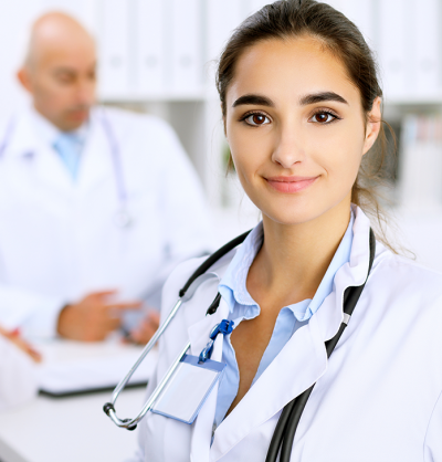 Woman Doctor Smiling